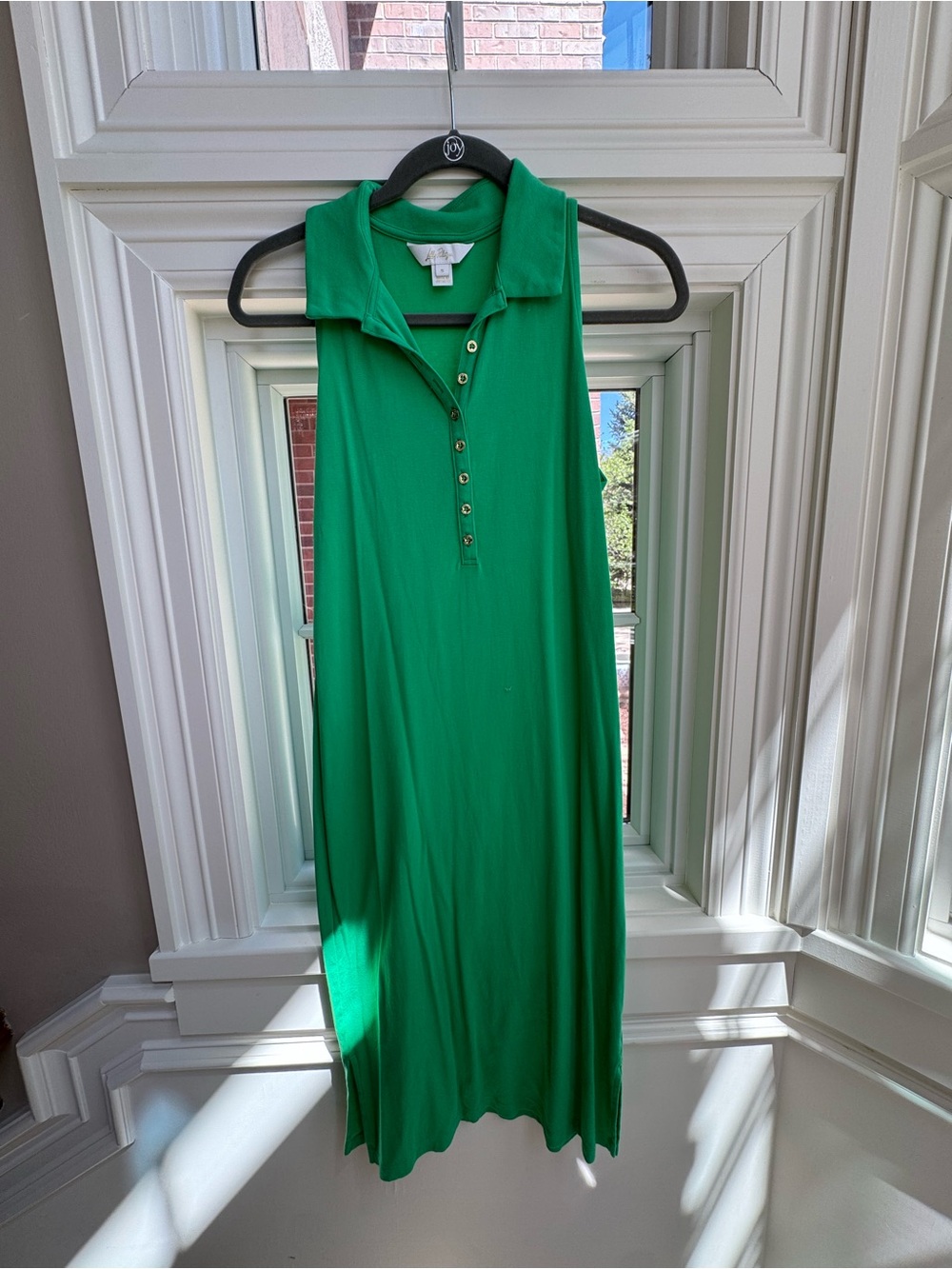 Green Lilly Pulitzer Reema Sleeveless Polo Dress